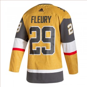 Gold Vegas Golden Knights Marc-Andre Fleury 29 2020-21 Alternatief Authentic Shirt - Mannen